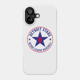 The Detroit Stars Negro League Baseball - Tribute - Blue Star Phone Case