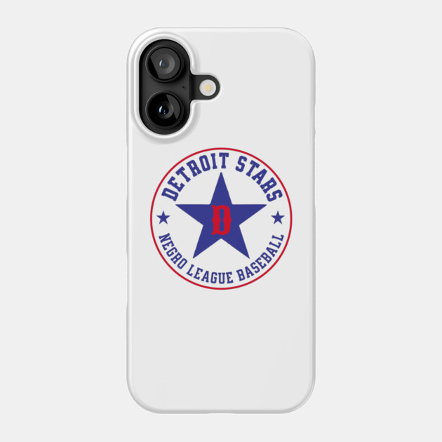 The Detroit Stars Negro League Baseball - Tribute - Blue Star Phone Case by UrbanLifeApparel