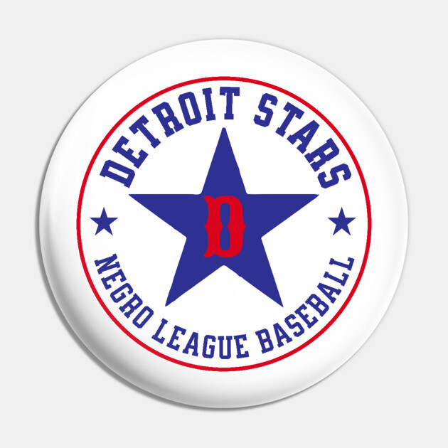 The Detroit Stars Negro League Baseball - Tribute - Blue Star Pin by UrbanLifeApparel