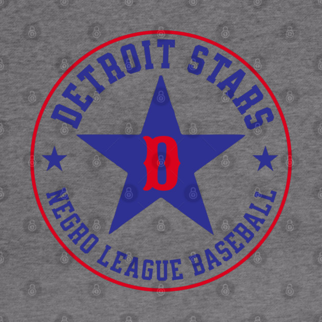 The Detroit Stars Negro League Baseball - Tribute - Blue Star by UrbanLifeApparel