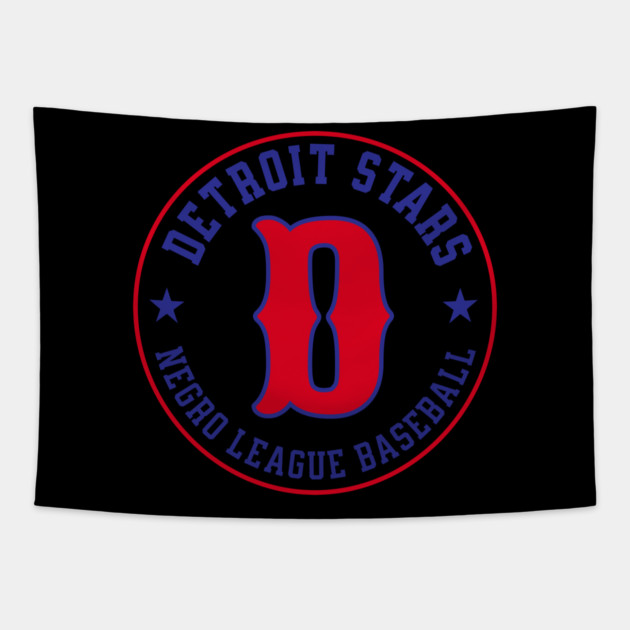 The Detroit Stars Negro League Baseball - Tribute Red D Tapestry by UrbanLifeApparel