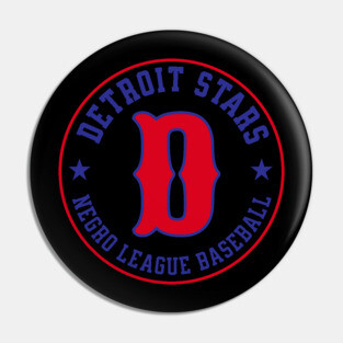 The Detroit Stars Negro League Baseball - Tribute Red D Pin