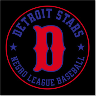 The Detroit Stars Negro League Baseball - Tribute Red D Posters and Art