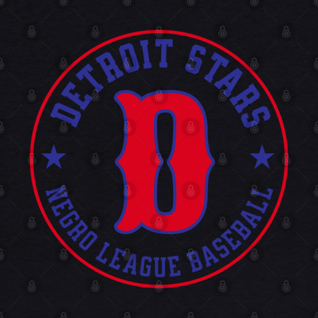 The Detroit Stars Negro League Baseball - Tribute Red D by UrbanLifeApparel