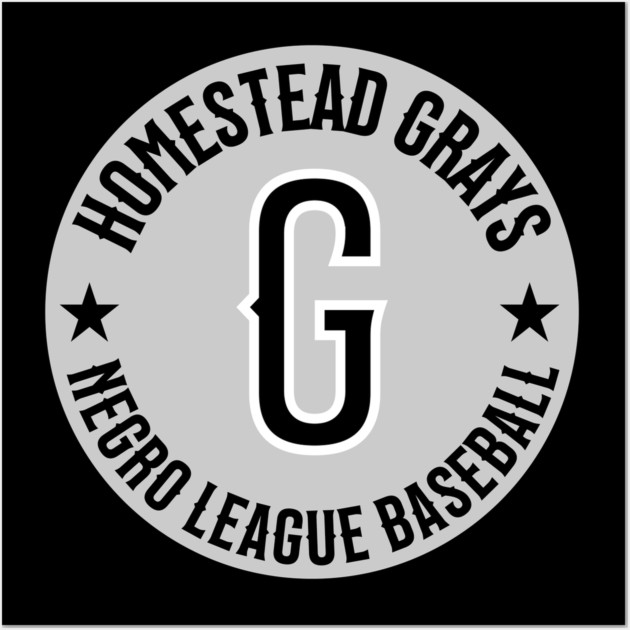 Homestead Grays Negro League Baseball - Tribute Wall Art by UrbanLifeApparel