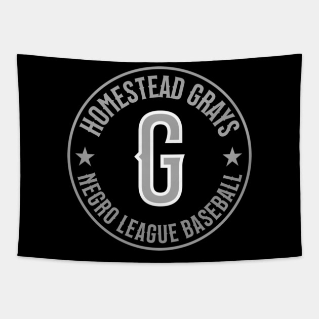 Homestead Grays Negro League Baseball - Tribute - Gray Tapestry by UrbanLifeApparel