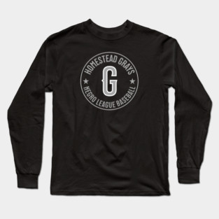 Homestead Grays Negro League Baseball - Tribute - Gray Long Sleeve T-Shirt
