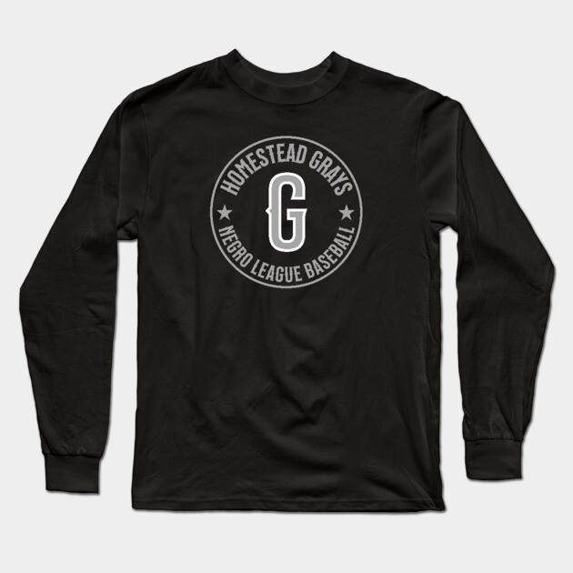 Homestead Grays Negro League Baseball - Tribute - Gray Long Sleeve T-Shirt by UrbanLifeApparel