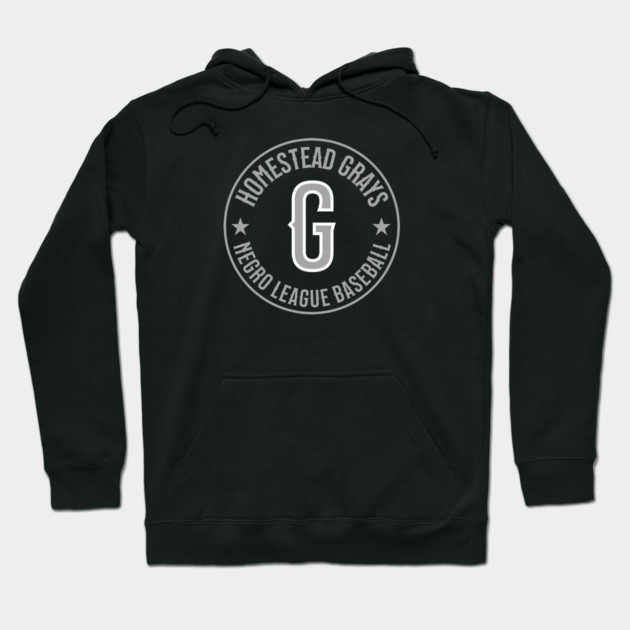 Homestead Grays Negro League Baseball - Tribute - Gray Hoodie by UrbanLifeApparel