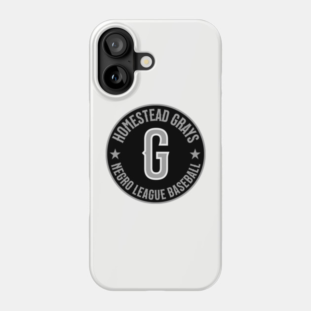 Homestead Grays Negro League Baseball - Tribute - BLK Phone Case by UrbanLifeApparel