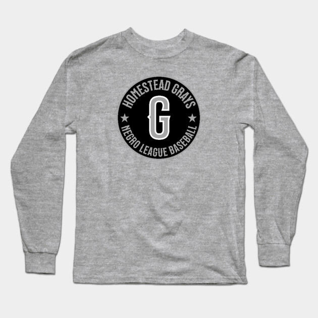 Homestead Grays Negro League Baseball - Tribute - BLK Long Sleeve T-Shirt by UrbanLifeApparel
