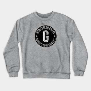 Homestead Grays Negro League Baseball - Tribute - BLK Crewneck Sweatshirt