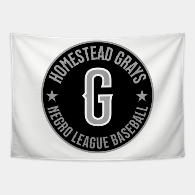 Homestead Grays Negro League Baseball - Tribute - BLK Tapestry by UrbanLifeApparel