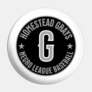 Homestead Grays Negro League Baseball - Tribute - BLK Pin