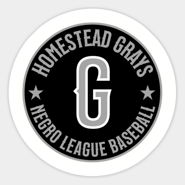 Homestead Grays Negro League Baseball - Tribute - BLK Magnet by UrbanLifeApparel