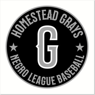 Homestead Grays Negro League Baseball - Tribute - BLK Posters and Art
