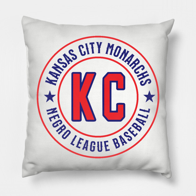 Kansas City Monarchs Negro League Baseball - Tribute - Reverse Pillow by UrbanLifeApparel