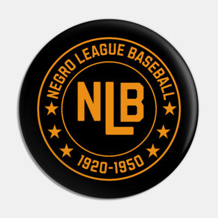NLB - Negro League Baseball - Tribute - Gold Pin
