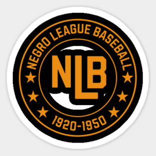 NLB - Negro League Baseball - Tribute - Gold Magnet