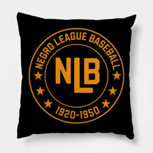 NLB - Negro League Baseball - Tribute - Gold/Blk Pillow