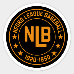 NLB - Negro League Baseball - Tribute - Gold/Blk Magnet