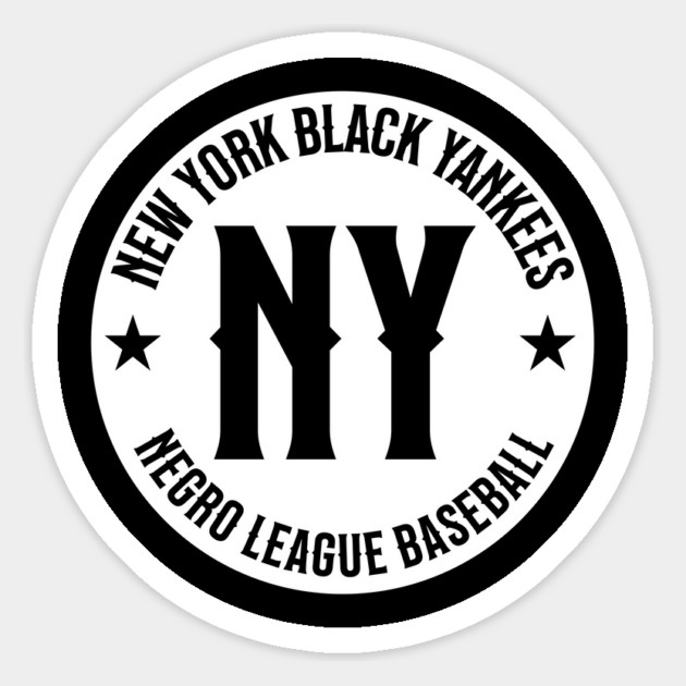 New York Black Yankees - Negro League Baseball - Tribute Blk/Wht Magnet by UrbanLifeApparel