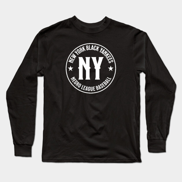 New York Black Yankees - Negro League Baseball - Tribute Long Sleeve T-Shirt by UrbanLifeApparel