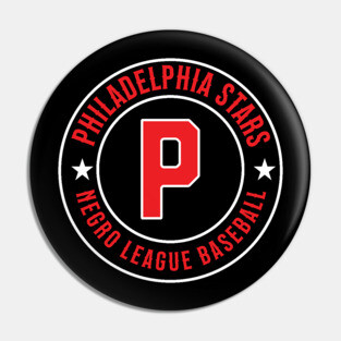 The Philadelphia Stars - Negro Leagues Baseball - Tribute Red Pin