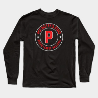 The Philadelphia Stars - Negro Leagues Baseball - Tribute Red Long Sleeve T-Shirt