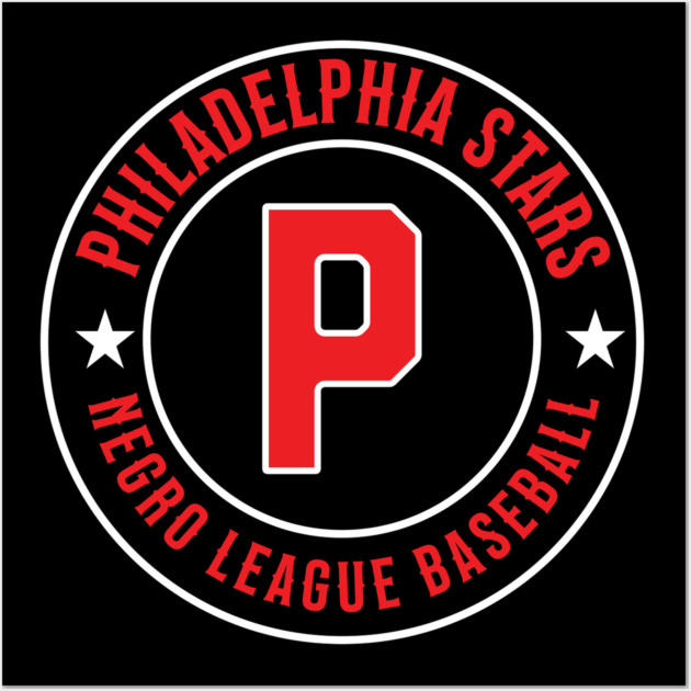 The Philadelphia Stars - Negro Leagues Baseball - Tribute Red Wall Art by UrbanLifeApparel