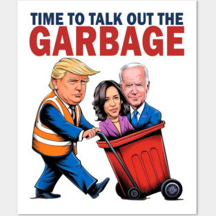 Funny Trump Garbage Voter Kamala, President 47 Winner Kamala Election, Garbage Truck Trash 2024 Posters and Art