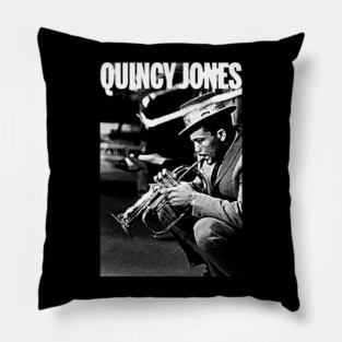 Quincy Jones Vintage Pillow