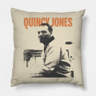 Quincy Jones Vintage Pillow