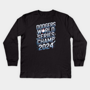 Dodgers-World-Series Kids Long Sleeve T-Shirt
