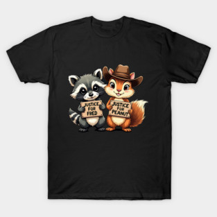 Justice For Peanut The Squirrel And Fred the Raccon T-Shirt