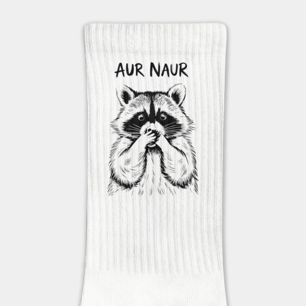 Aur Naur Shocked Raccoon Aussie Slang Humor by Anticorporati