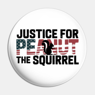 Peanut-The-Squirrel Pin