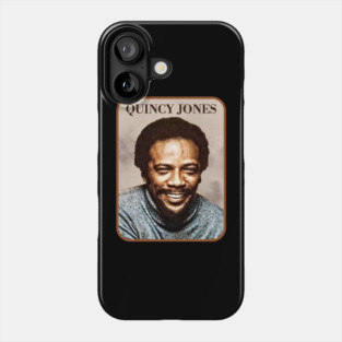 Quincy Jones / Retro Vintage Fan Design Phone Case