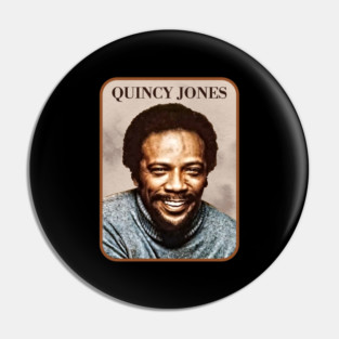 Quincy Jones / Retro Vintage Fan Design Pin