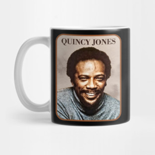 Quincy Jones / Retro Vintage Fan Design Mug