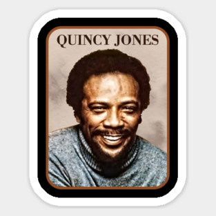 Quincy Jones / Retro Vintage Fan Design Magnet