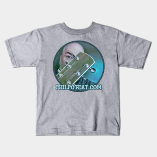 Phil Poteat Music Retro Logo Kids T-Shirt