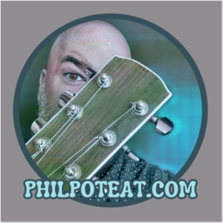 Phil Poteat Music Retro Logo Posters and Art