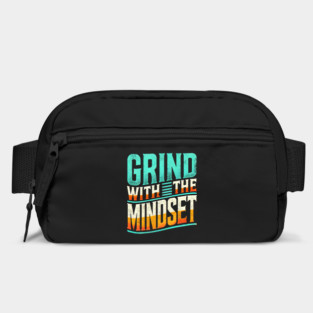 Motivational Quote, Grind with the Mindset, Success Bag