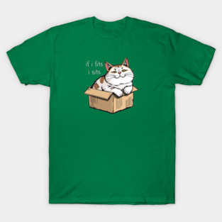 Fat Cat in a Box T-Shirt