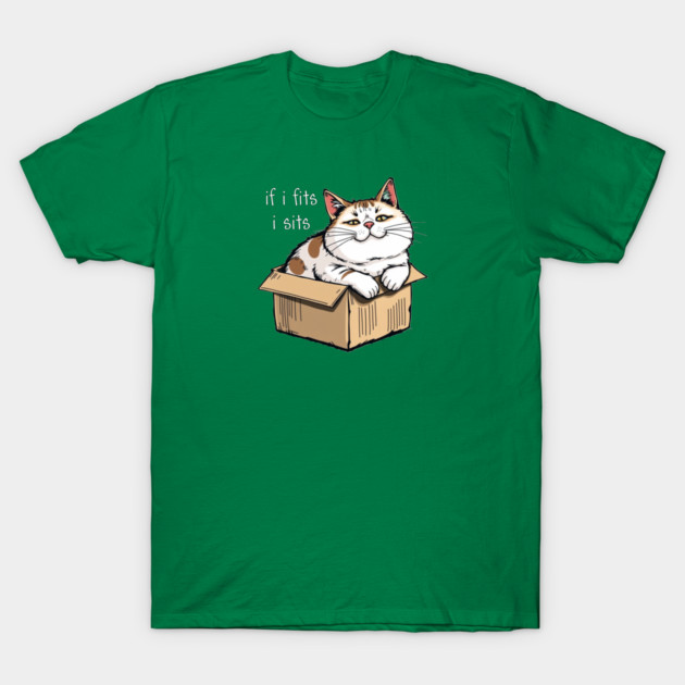 Fat Cat in a Box T-Shirt by Pete the Cat Guy