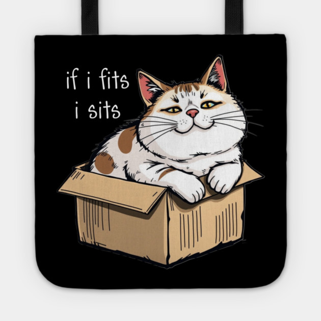 Fat Cat in a Box Tote by Pete the Cat Guy