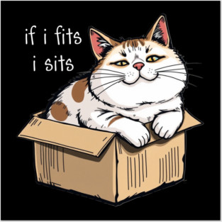 Fat Cat in a Box Posters and Art