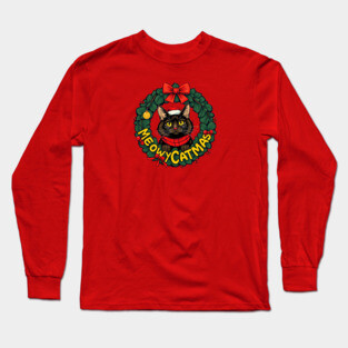 Meowy Catmas Long Sleeve T-Shirt