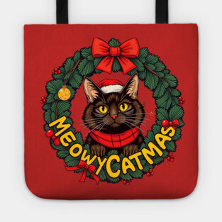 Meowy Catmas Tote